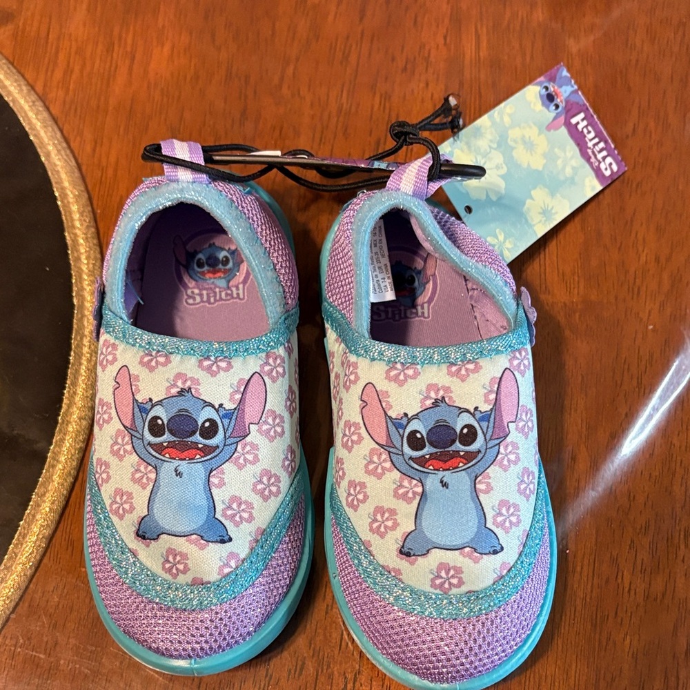 Disney Stitch Kids Sneakers - Pink and Teal